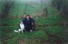 Gill with Andme and Caz ( the collie)