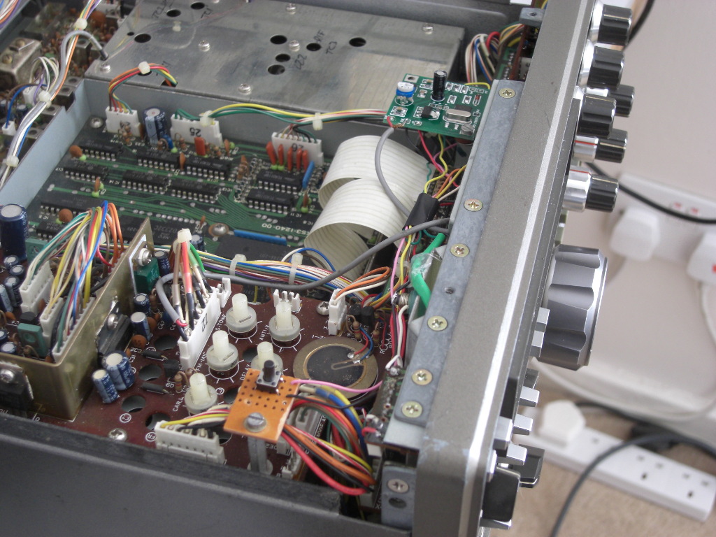 CTCSS encoder board installed in TS-780