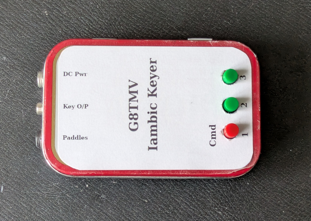 CW keyer early production version
