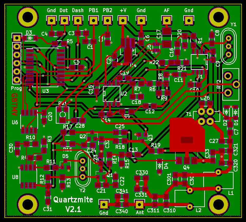 The V2.1 PCB