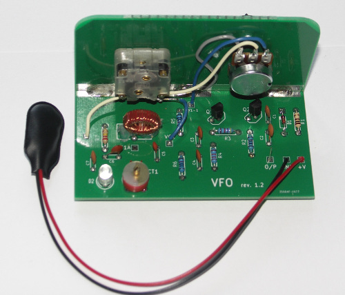 VFO pcb complete back
