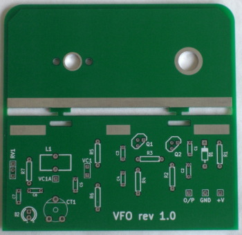 VFO pcb top